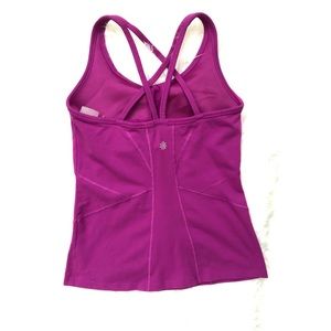 Athleta Purple Work Out Tank Top Size Small